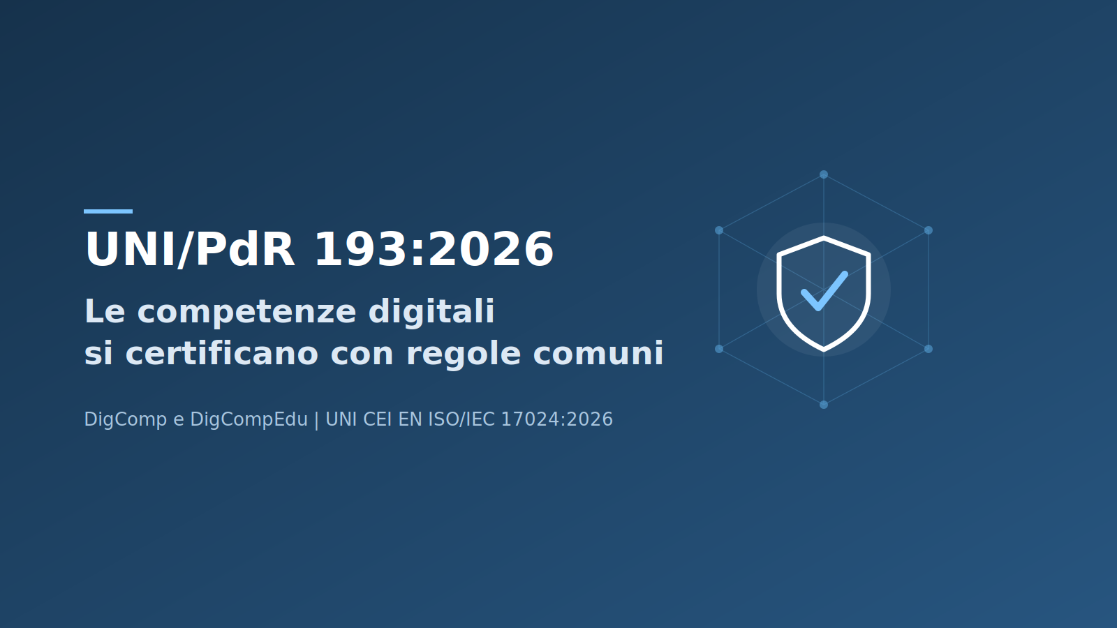 UNI/PdR 193:2026, le competenze digitali si certificano con regole comuni